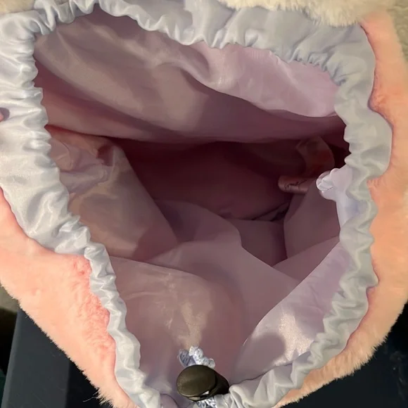 Joules Fuzzy Bunny Backpack - Picture 8 of 9